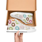 Doughnuts Kids High Top Canvas Shoes