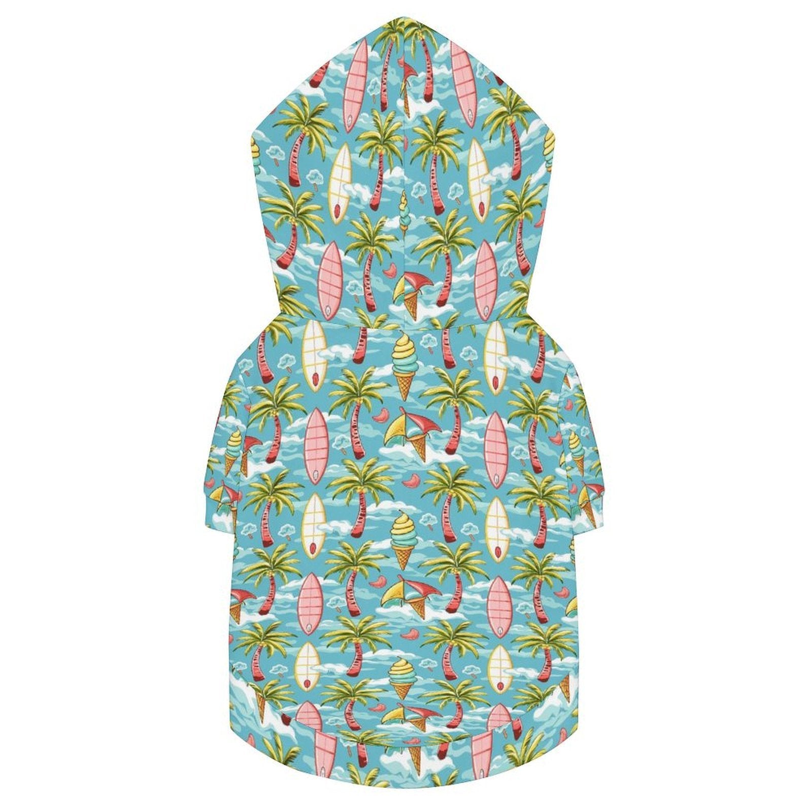 Summer Surf Pet Hoodie (Large Size)