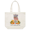 Travel Is Always A Good Idea Shoulder Canvas Tote Bag Default Title Large Tote Bag Printed In Australia