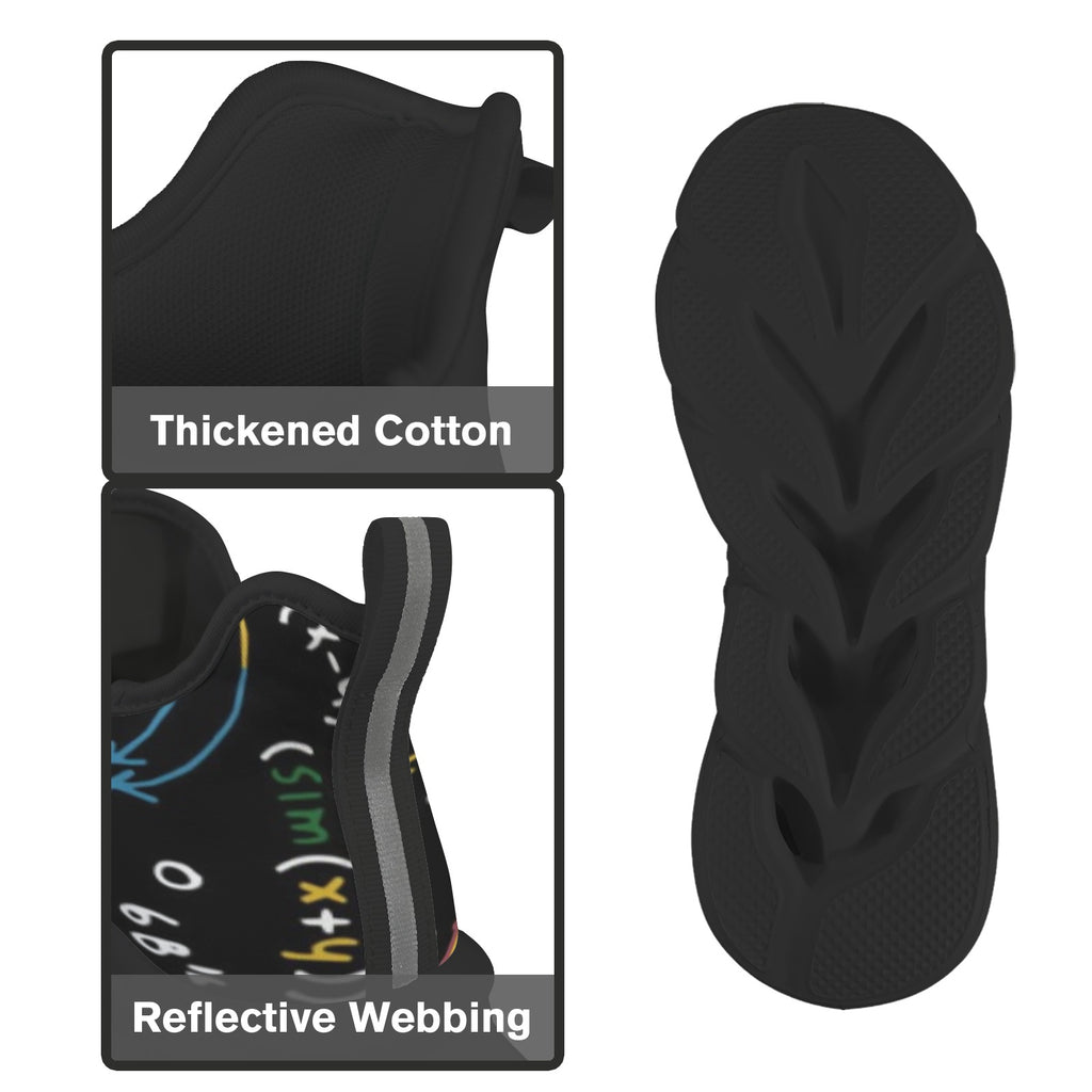 Science Time Blackboard Men's Twisted Sole Sneakers