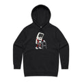 Retro Gamer Women's AS Colour Hoodie Black Womens Hoodie Games Printed In Australia