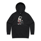 Retro Gamer Women's AS Colour Hoodie Black Womens Hoodie Games Printed In Australia