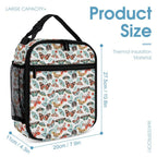 Pretty Moths And Butterflies Backpack, Lunch Bag & Pencil Case Set