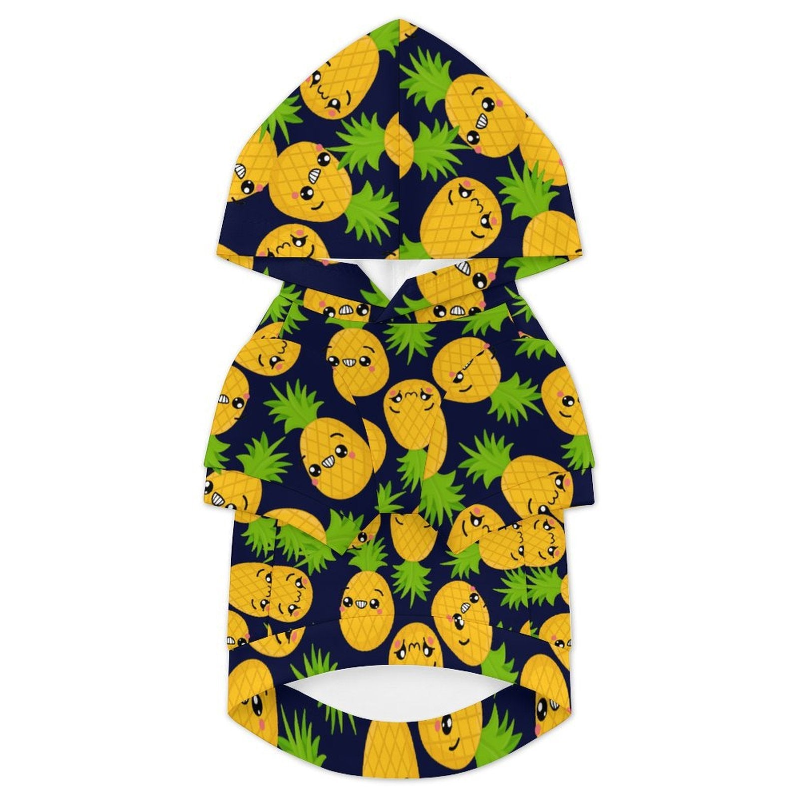 Cool Pineapples Pet Hoodie (Small Size)