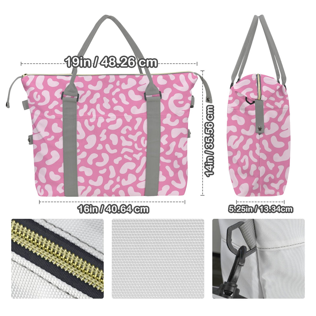 Pink Leopard Duffle Bag-Simple (Model 1715) Duffle Bag-Simple (1715)