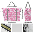 Pink Leopard Duffle Bag-Simple (Model 1715) Duffle Bag-Simple (1715)