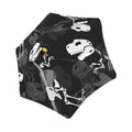 Dinosaur Skeleton Kids Safe Round Corner Umbrella One Size Kids Safe Round Corner Umbrella animal Printed Offshore