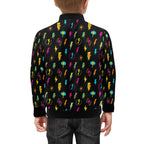 Fun Lightning Kids Bomber Jacket Kids Bomber Jacket comic Printed Offshore