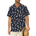 Chess Pattern - Men's Hawaiian Shirt (Model T87) Men's Hawaiian Shirt (New) Chess Games Printed Offshore