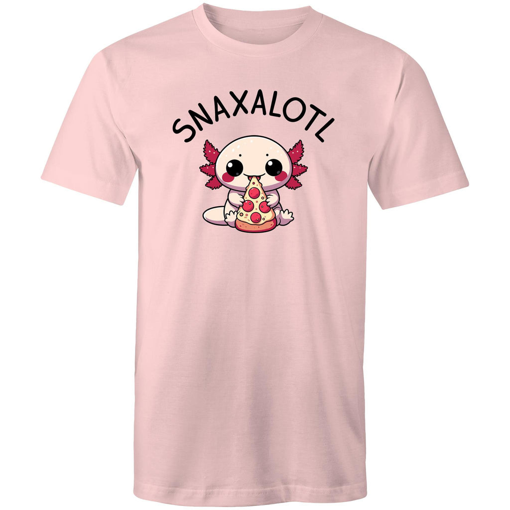 Snaxalotl, Axolotl Pizza - Mens T-Shirt
