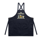 The Coffees, Crossing Road AS Colour Carrie Apron Navy One Size Apron Coffee Music Printed In Australia