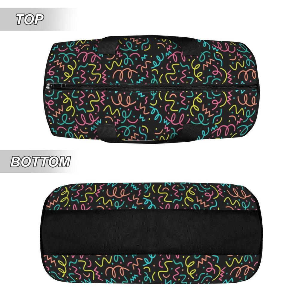 Squiggle Time Duffle Bag Duffle Bag Printed Offshore