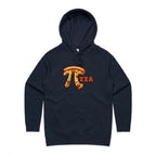 Pi Pizza - Womens Hoodie Navy Womens Hoodie Food Maths Printed In Australia