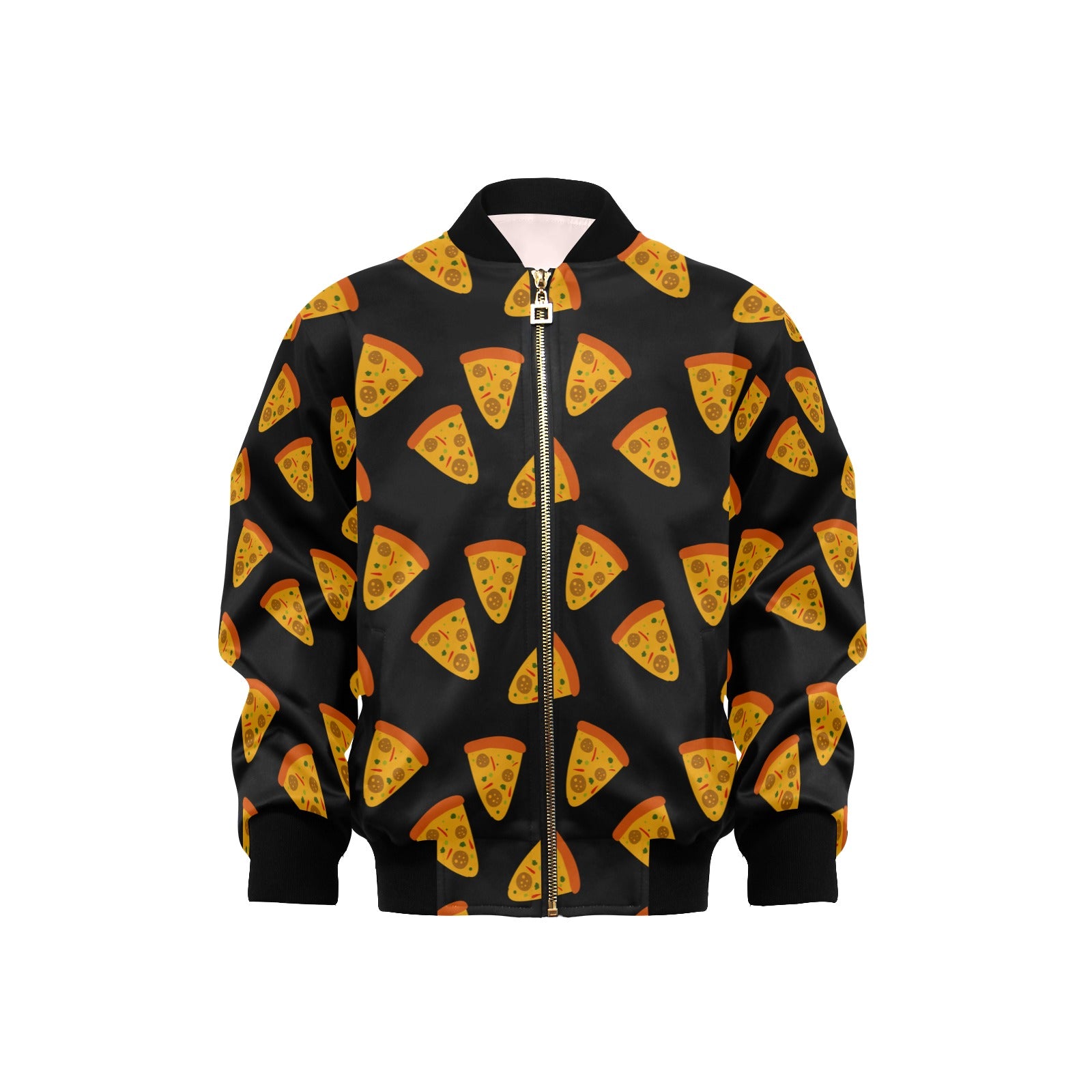 Pizzas Kids Bomber Jacket XL Kids Bomber Jacket Food Printed Offshore