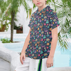 Space Arcade Senior Kids Hawaiian Shirt
