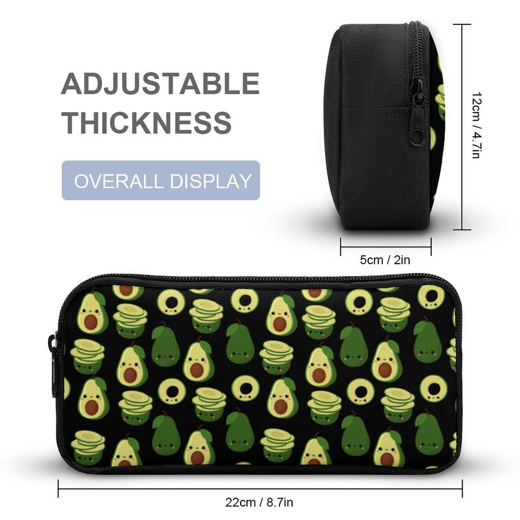 Cute Avocados Backpack, Lunch Bag & Pencil Case Set