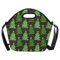 Christmas Trees - Neoprene Lunch Bag One Size Neoprene Lunch Bag Printed Offshore