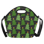 Christmas Trees - Neoprene Lunch Bag One Size Neoprene Lunch Bag Printed Offshore
