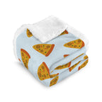 Pizzas - Double-Layer Fleece Blanket 51"x59"