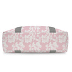Pink Hawaiian Floral Duffle Bag-Simple (Model 1715) Duffle Bag-Simple (1715)