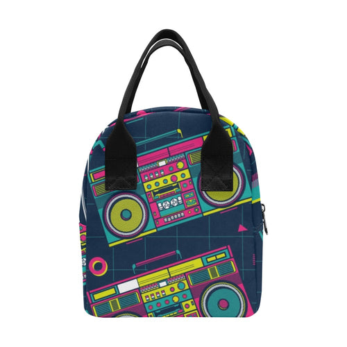 Boombox - Zipper Lunch Bag Zipper Lunch Bag Printed Offshore