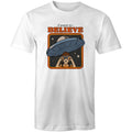 I Want To Believe - Mens T-Shirt White Mens T-shirt Printed In Australia Sci Fi