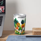 Colourful Forest Trees Small Stainless Steel Travel Mug Cup 12oz/350ml
