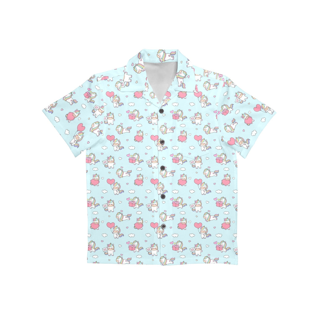 Rainbow Unicorn Junior Kids Hawaiian Shirt