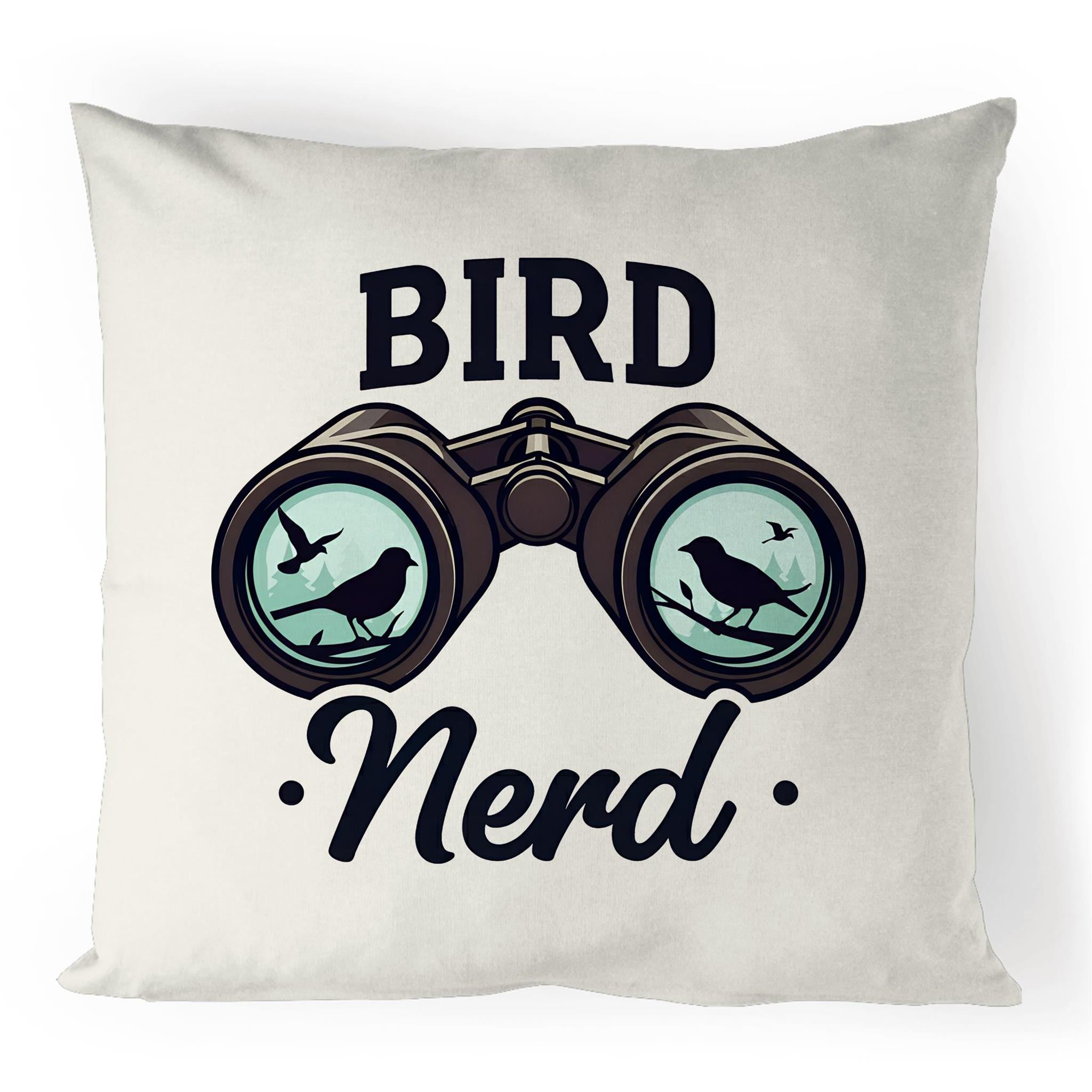 Bird Nerd - 100% Linen Cushion Cover Default Title Linen Cushion Covers animal Printed In Australia