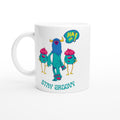 Monsters, Stay Groovy White 11oz Ceramic Mug Default Title White 11oz Mug Globally Fulfilled Sci Fi