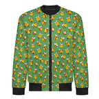 Busy Bees Men's Casual Zip‑Up Bomber Jacket