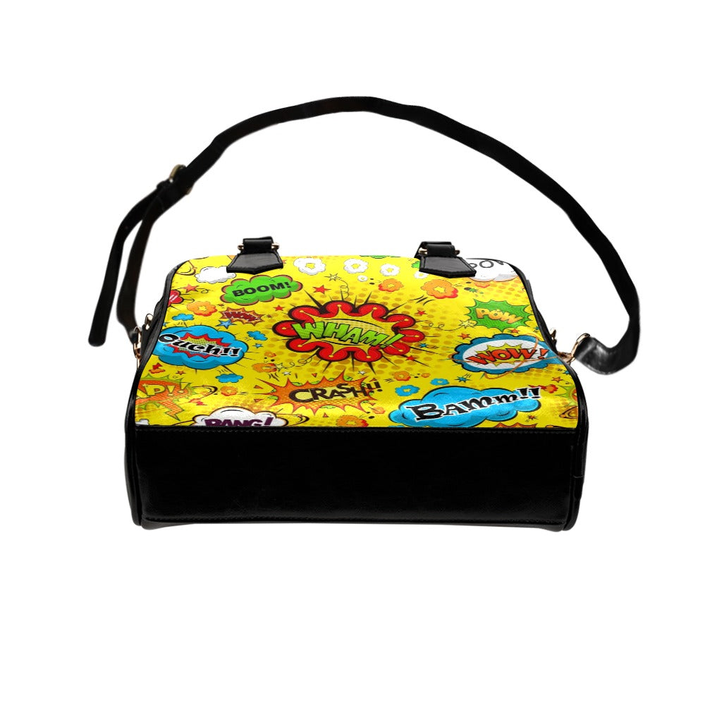 Comic Book Yellow - Shoulder Handbag (Model 1634) Shoulder Handbags (1634)