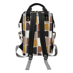 Pebble Brown - Multi-Function Backpack, Nappy / Diaper Bag