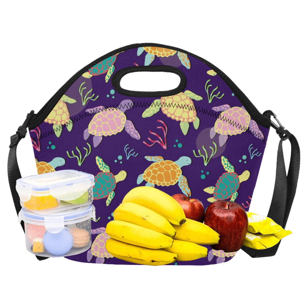 Turtles - Neoprene Lunch Bag Neoprene Lunch Bag Printed Offshore