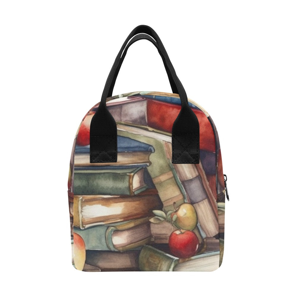 Watercolour Books - Zipper Lunch Bag Zipper Lunch Bag Printed Offshore