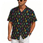 Fun Lightning Men's Crinkle Hawaiian Shirt