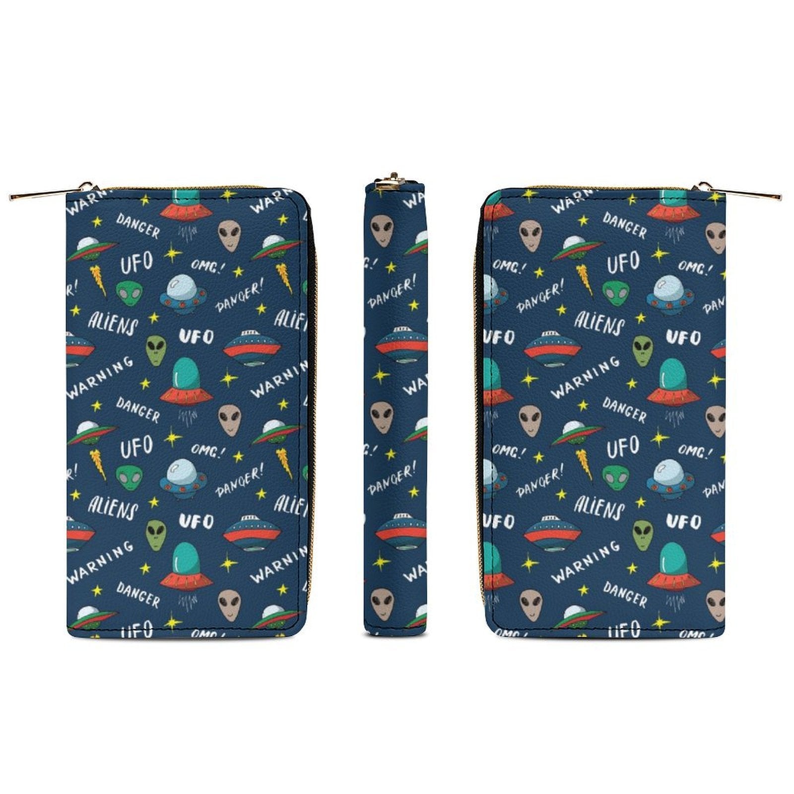 UFO's And Aliens - PU Leather Wallet
