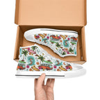 Surfing Safari Kids High Top Canvas Shoes Kids High Top Canvas Shoes Printed Offshore Surf