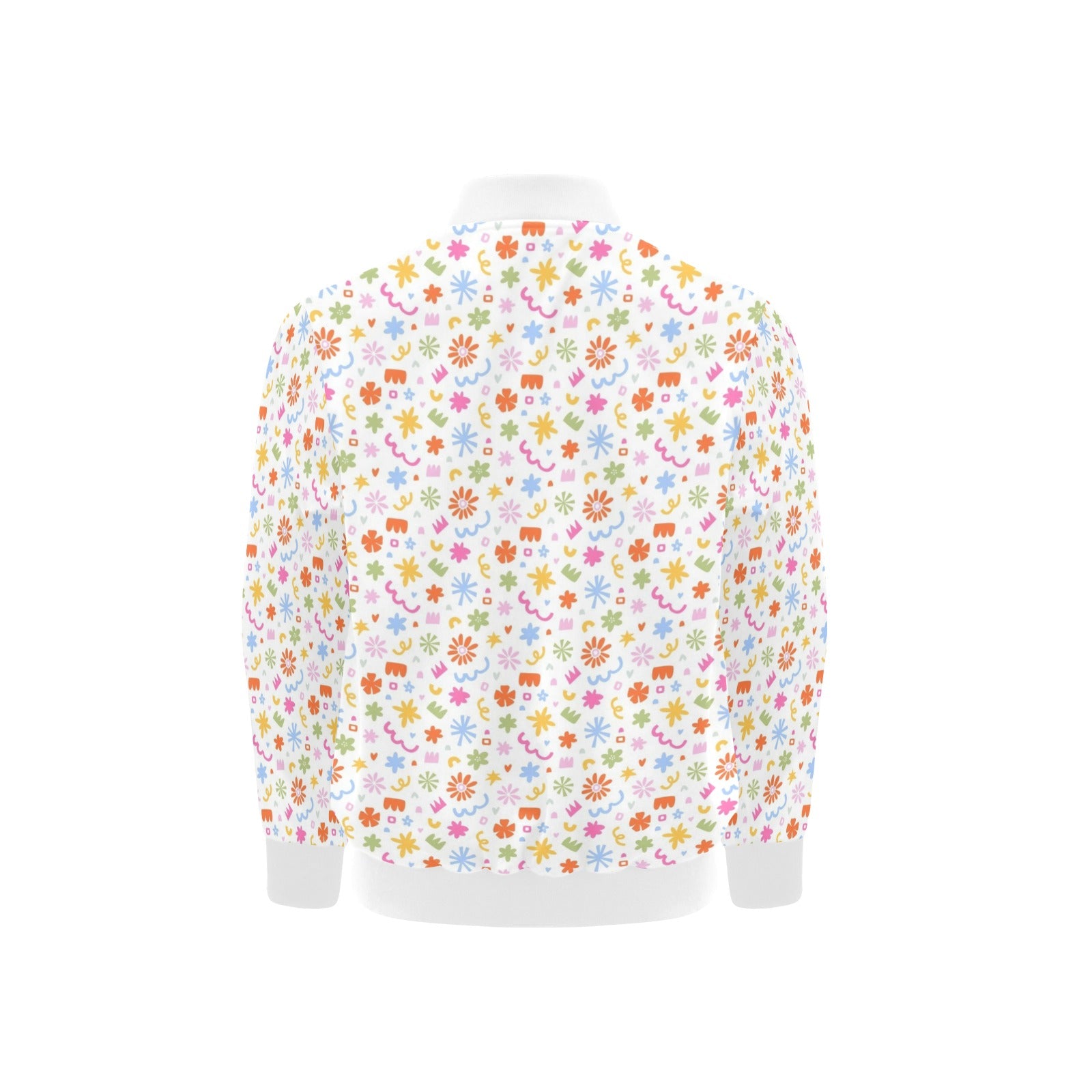 Abstract Colourful Shapes Kids Bomber Jacket Kids Bomber Jacket Printed Offshore