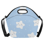 Happy Stars - Neoprene Lunch Bag Neoprene Lunch Bag Printed Offshore
