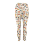 Beach Shack Women's High Waist Pockets Yoga Leggings Women's High Waist Pockets Yoga Leggings Printed Offshore Surf