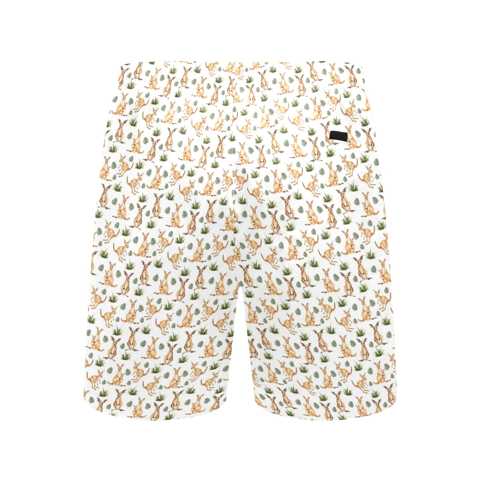 Kangaroos Men's Mid-Length Beach Shorts Men's Mid-Length Beach Shorts animal Printed Offshore