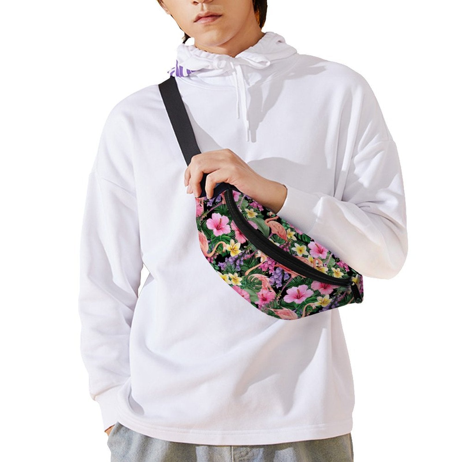 Flamingo Jungle - Bum Bag / Fanny Pack