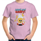 Sweet And Salty, Ice Cream And Fries - Kids Youth T-Shirt Pink Kids Youth T-shirt Food Printed In Australia