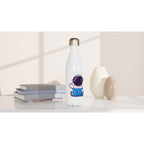 Astronaut Laptop - White 17oz Stainless Steel Water Bottle White Water Bottle Globally Fulfilled kids Space