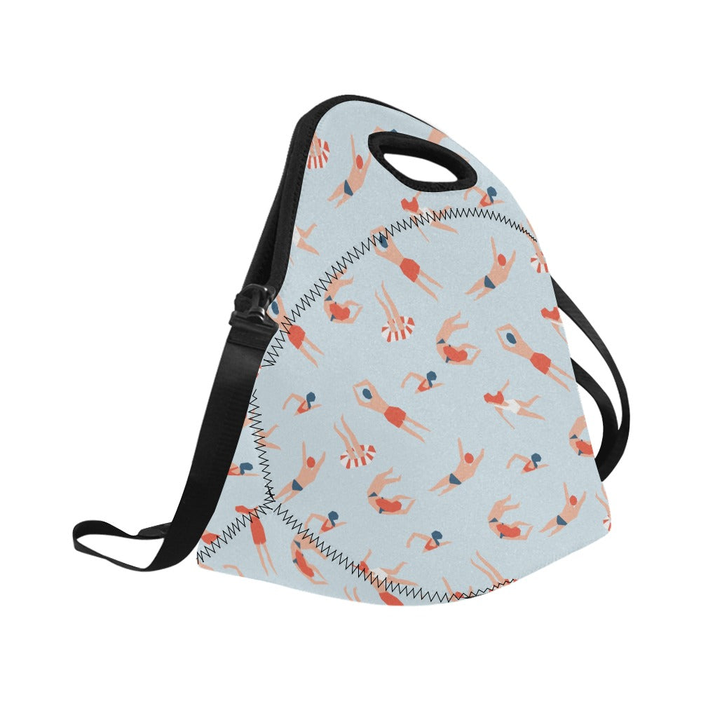 Summer Swim - Neoprene Lunch Bag Neoprene Lunch Bag Printed Offshore