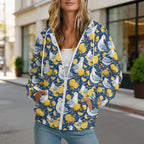Lemon Seagull Women's Full-Zip Hoodie
