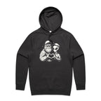 Alien Bigfoot Heart Hands - Mens Hoodie Coal Mens Hoodie Love Printed In Australia Sci Fi