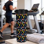 Colourful Chess 20oz Tea Tumbler with Carry Handle