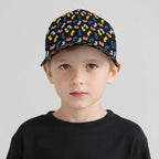 Colourful Chess Kids Baseball Cap Kids Baseball Hat Chess Games Printed Offshore